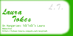 laura tokes business card